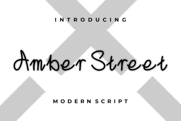 Amber Street: A Quirky Handwritten Font