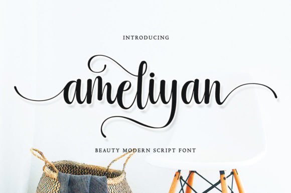 Ameliyan: A Romantic Font for Creative Campaigns