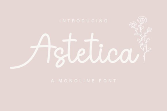 Astetica: An Elegant Script Font for Handmade Brands
