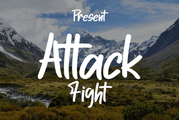 Attack Fight Font Review