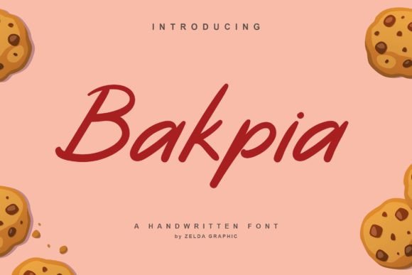 Bakpia: A Handwritten Font for Elegant Design