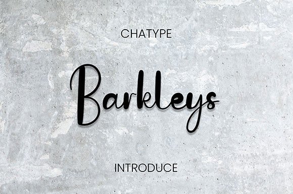 Barkleys: A Handwritten Font for Creative Projects