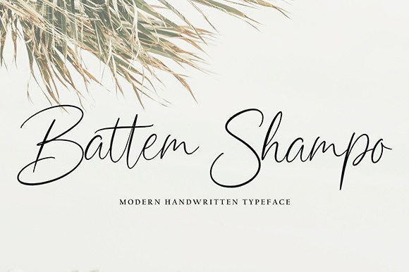 Battem Shampo: A Font for Business Style