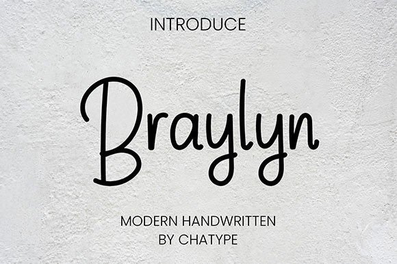 Braylyn: A Font That Elevates Your Brand