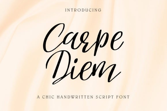 Carpe Diem Font for Creative Projects