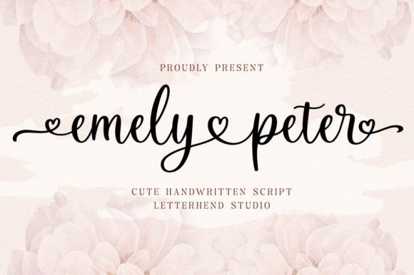 Emely and Peter: A Font for Creative Campaigns