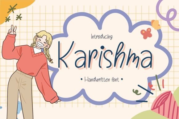 Karishma: A Playful Handwritten Font for Editorial Charm