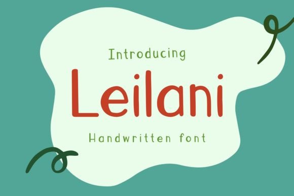 Leilani: A Handwritten Font for Creative Campaigns