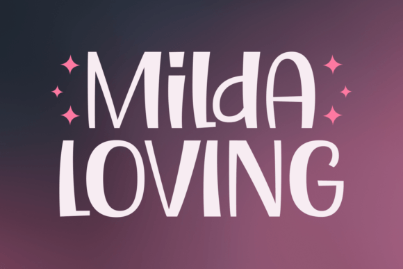 Milda Loving: A Stylish Script Font