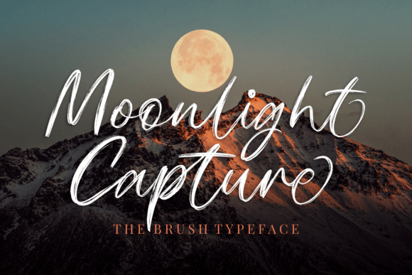 Moonlight Capture: A Premium Script Font for Scroll-Stopping Campaigns