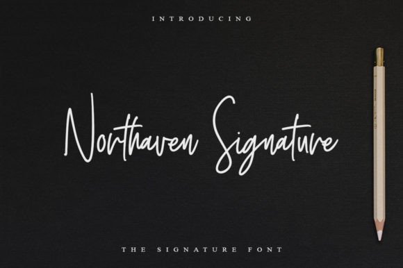 Northaven Signature: A Script Font for Creative Projects