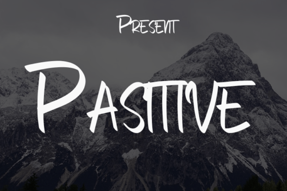 Pasitive: A Handwritten Font for Creative Makers