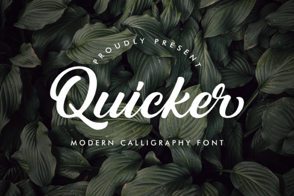 Quicker: A Playful Script Font That Elevates Real Small Business Branding