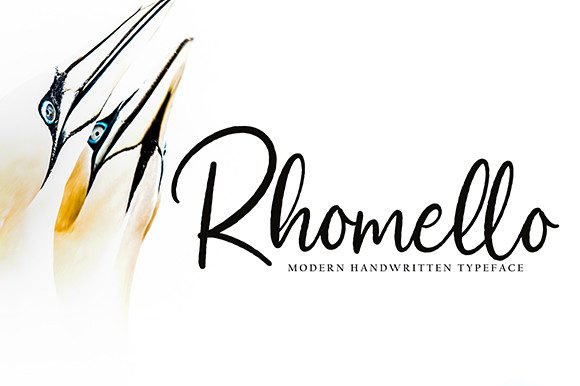 Rhomello Font: Elegant Script for Business