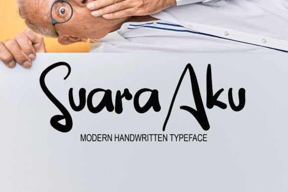 Suara Aku: A Handwritten Font for Editorial Design