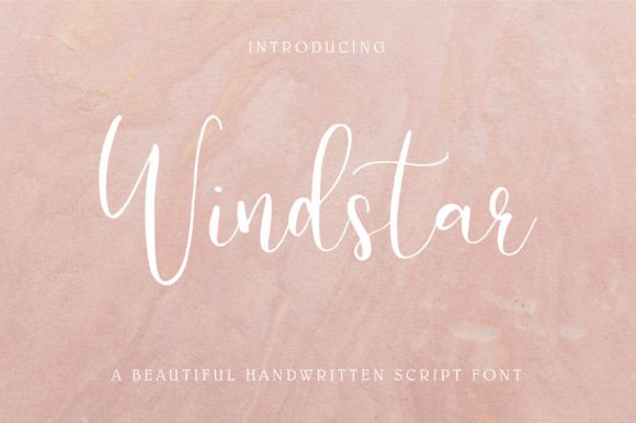 Windstar: A Charming Handwritten Font