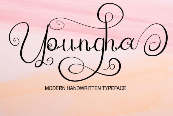 Youngha: A Handwritten Font for Web Design